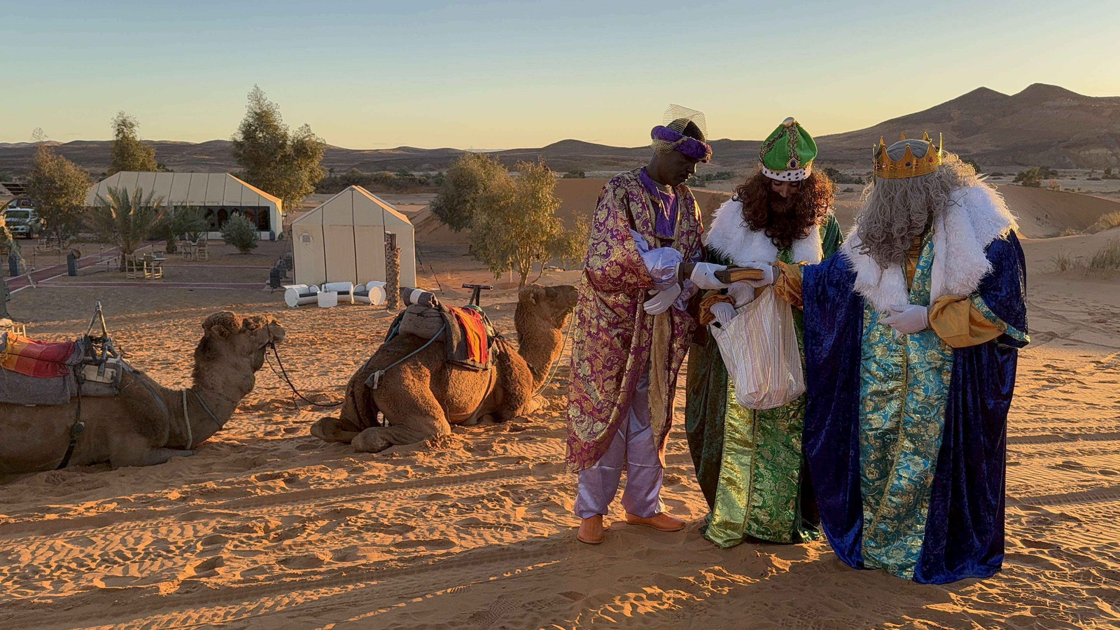 Campamento en el desierto